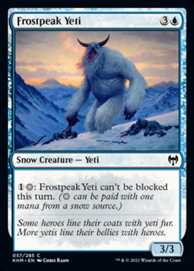 Frostpeak Yeti [Kaldheim] | Gate City Games LLC