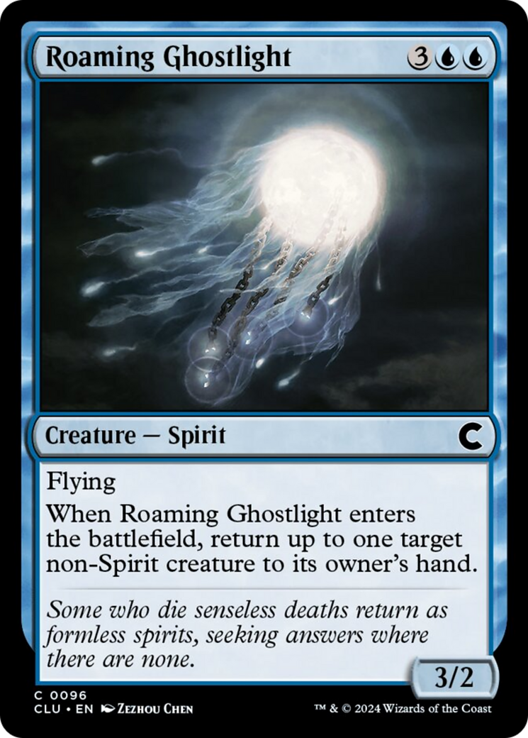 Roaming Ghostlight [Ravnica: Clue Edition] | Gate City Games LLC