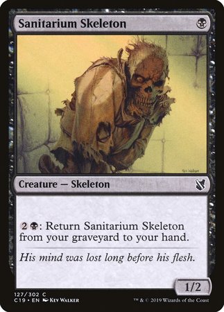 Sanitarium Skeleton [Commander 2019] | Gate City Games LLC
