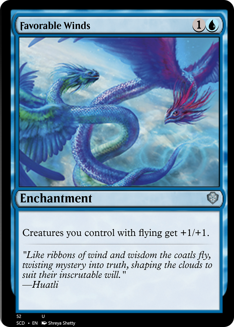 Favorable Winds [Starter Commander Decks] | Gate City Games LLC