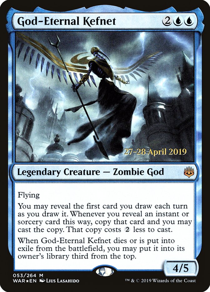 God-Eternal Kefnet  [War of the Spark Prerelease Promos] | Gate City Games LLC