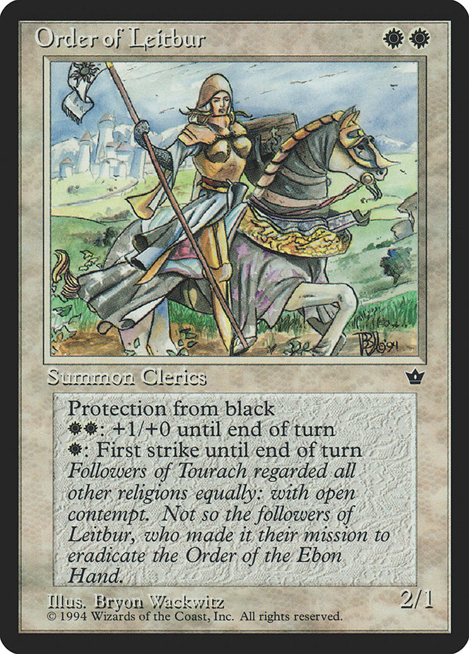 Order of Leitbur (Horse Facing Right) [Fallen Empires] | Gate City Games LLC