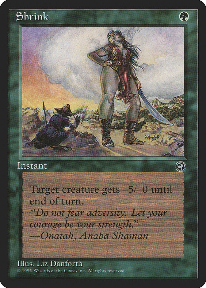 Shrink (Onatah Flavor Text) [Homelands] | Gate City Games LLC