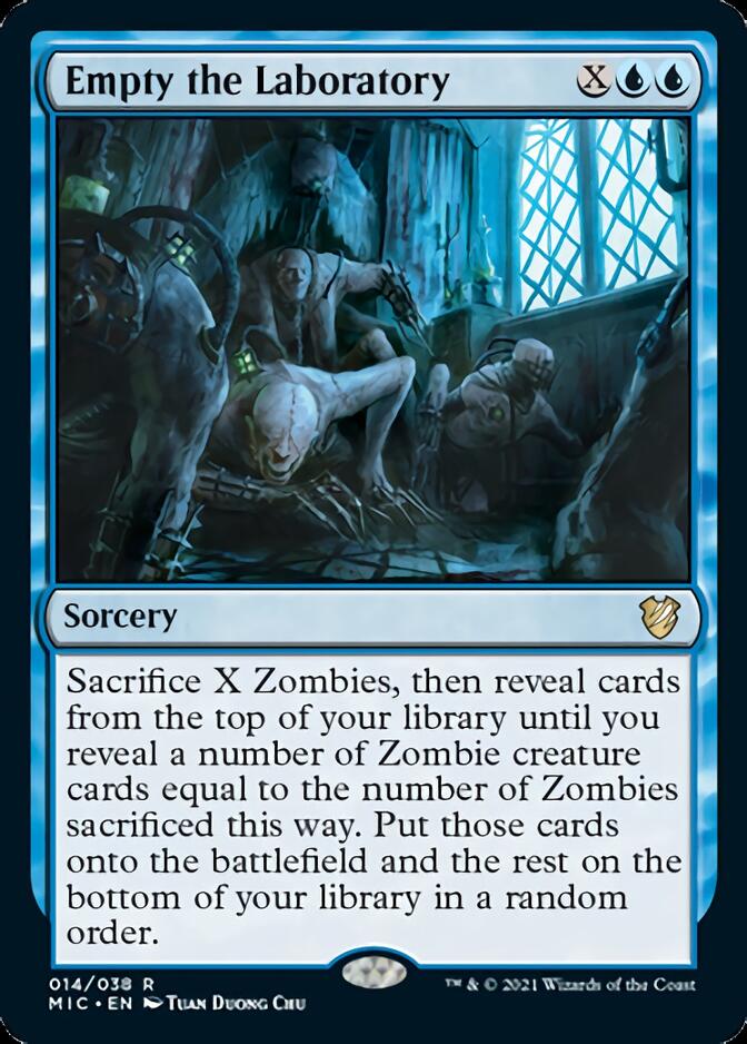 Empty the Laboratory [Innistrad: Midnight Hunt Commander] | Gate City Games LLC