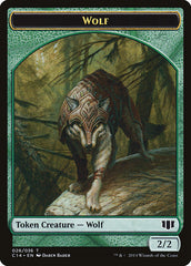 Treefolk // Wolf Double-sided Token [Commander 2014 Tokens] | Gate City Games LLC