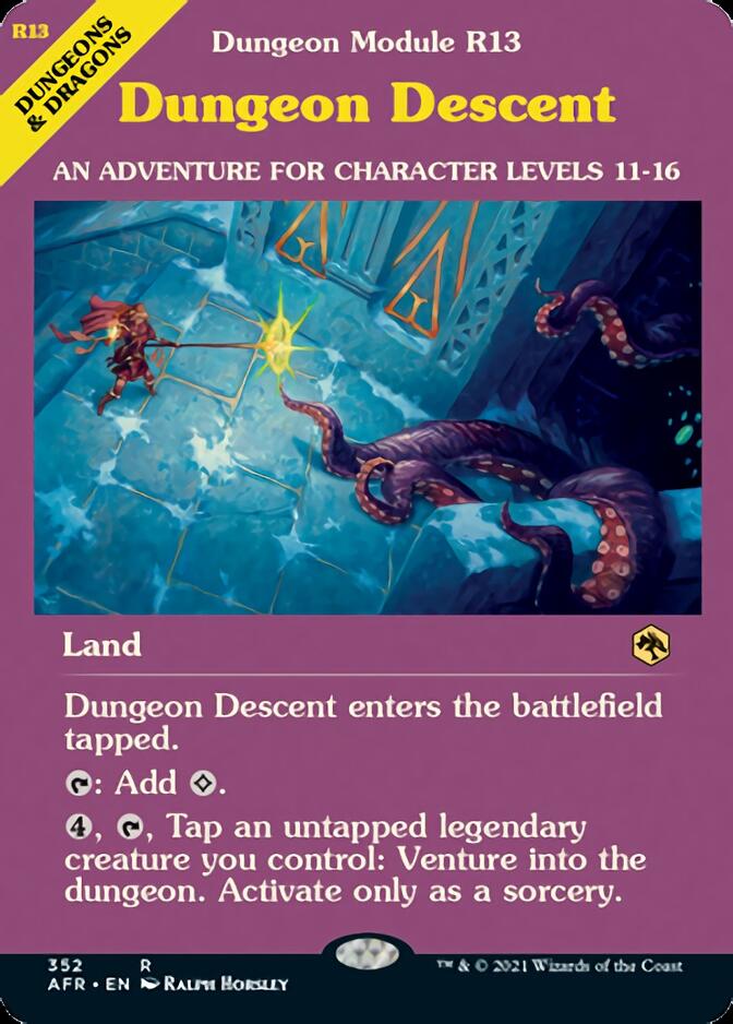 Dungeon Descent (Dungeon Module) [Dungeons & Dragons: Adventures in the Forgotten Realms] | Gate City Games LLC