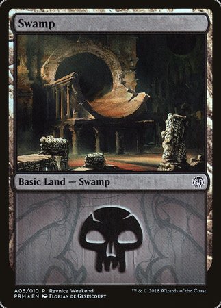 Swamp - Golgari (A05) [GRN Ravnica Weekend] | Gate City Games LLC