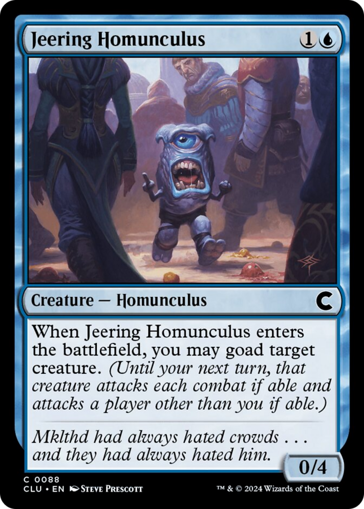 Jeering Homunculus [Ravnica: Clue Edition] | Gate City Games LLC