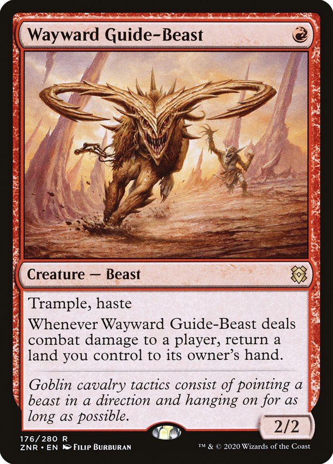 Wayward Guide-Beast [Zendikar Rising] | Gate City Games LLC