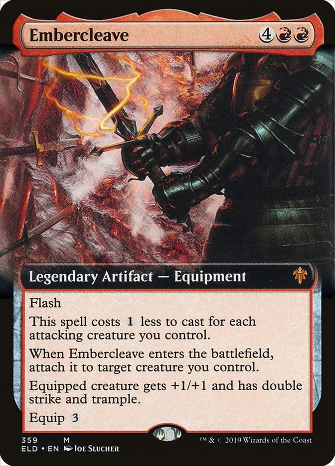 Embercleave (Extended Art) [Throne of Eldraine] | Gate City Games LLC