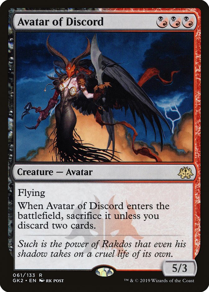 Avatar of Discord [Ravnica Allegiance Guild Kit] | Gate City Games LLC