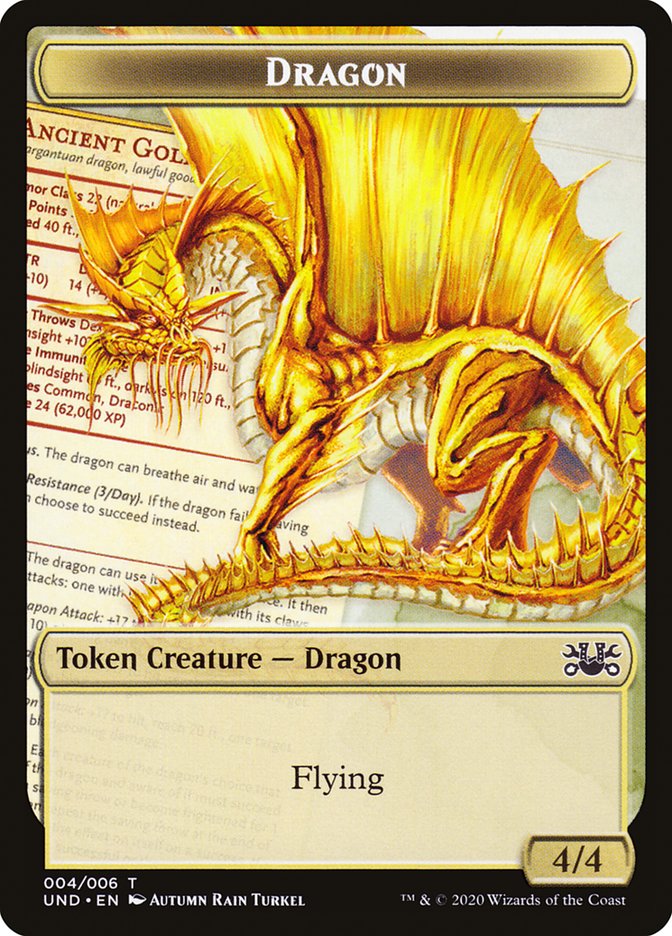 Beeble // Dragon Double-sided Token [Unsanctioned Tokens] | Gate City Games LLC