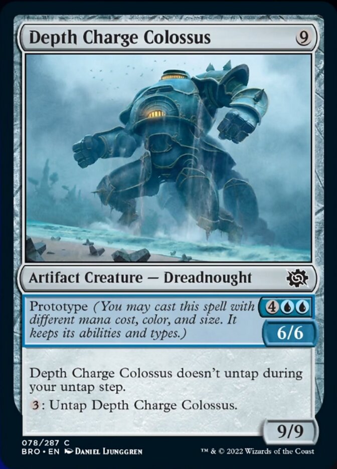 Depth Charge Colossus [The Brothers' War] | Gate City Games LLC