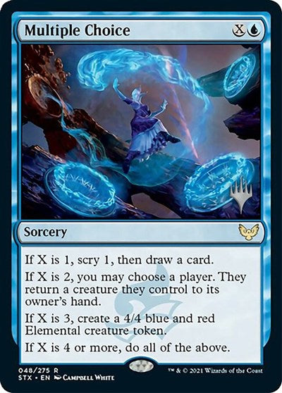 Multiple Choice (Promo Pack) [Strixhaven: School of Mages Promos] | Gate City Games LLC