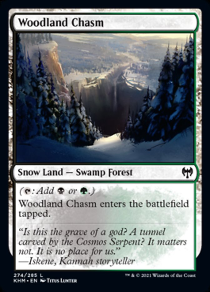 Woodland Chasm [Kaldheim] | Gate City Games LLC