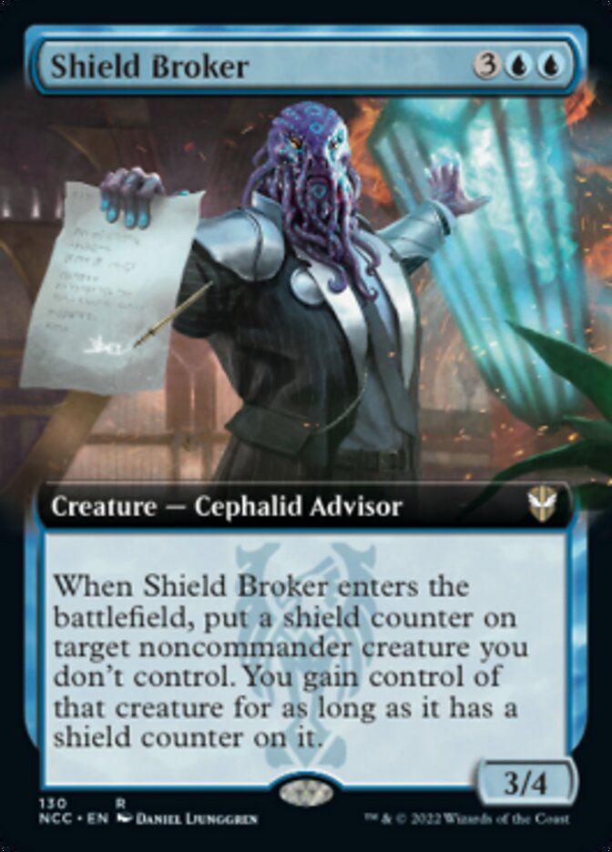 Shield Broker (Extended Art) [Streets of New Capenna Commander] | Gate City Games LLC