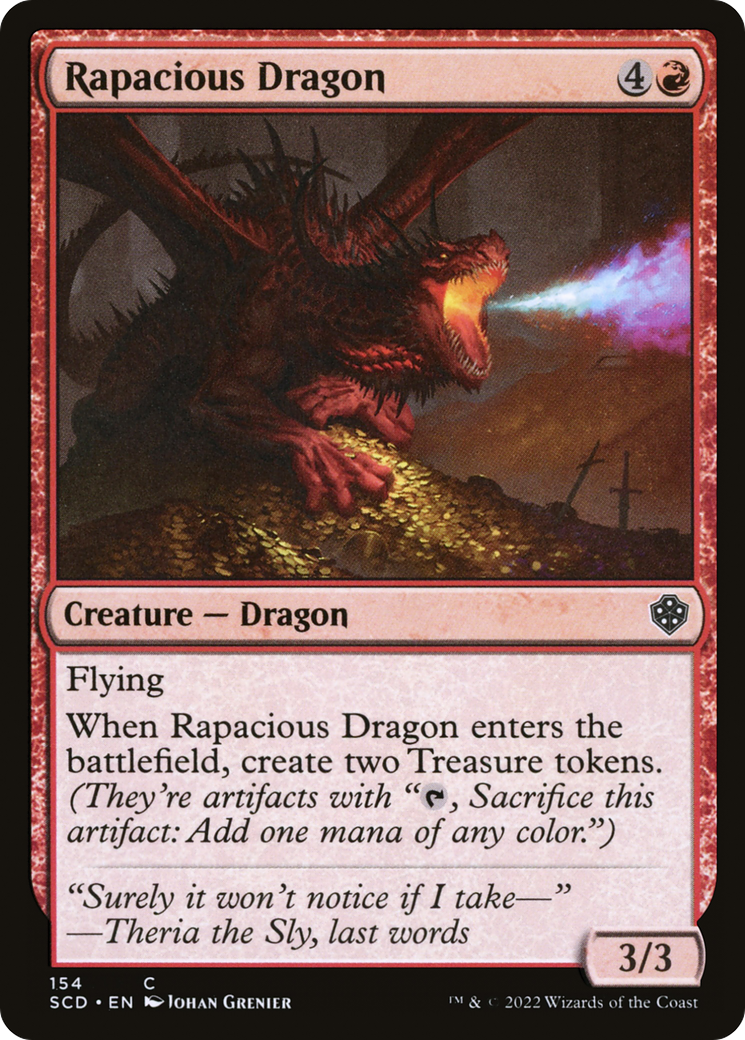 Rapacious Dragon [Starter Commander Decks] | Gate City Games LLC