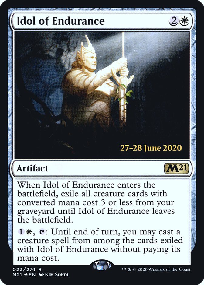 Idol of Endurance  [Core Set 2021 Prerelease Promos] | Gate City Games LLC