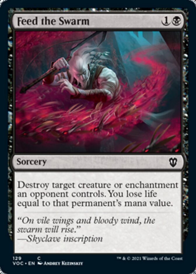 Feed the Swarm [Innistrad: Crimson Vow Commander] | Gate City Games LLC