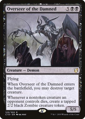 Overseer of the Damned [Commander 2019] | Gate City Games LLC