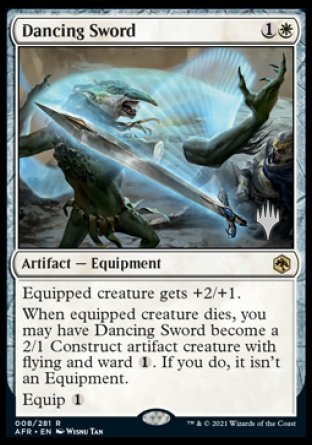 Dancing Sword (Promo Pack) [Dungeons & Dragons: Adventures in the Forgotten Realms Promos] | Gate City Games LLC