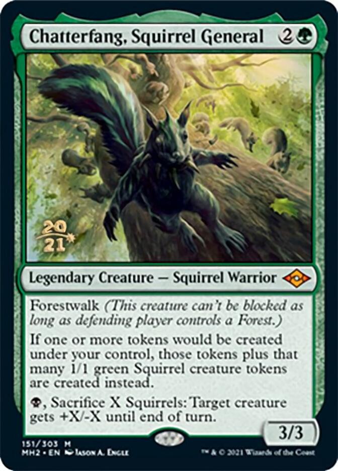 Chatterfang, Squirrel General [Modern Horizons 2 Prerelease Promos] | Gate City Games LLC