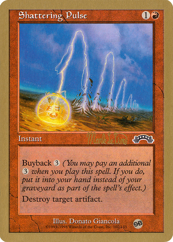Shattering Pulse (Mark Le Pine) (SB) [World Championship Decks 1999] | Gate City Games LLC