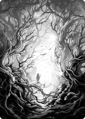 Forest 1 Art Card [Innistrad: Midnight Hunt Art Series] | Gate City Games LLC