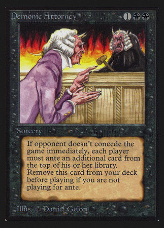 Demonic Attorney (IE) [Intl. Collectors’ Edition] | Gate City Games LLC