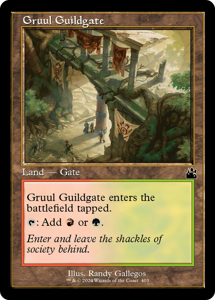 Gruul Guildgate (Retro Frame) [Ravnica Remastered] | Gate City Games LLC