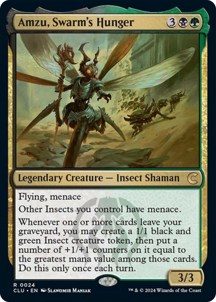 Amzu, Swarm's Hunger [Ravnica: Clue Edition] | Gate City Games LLC