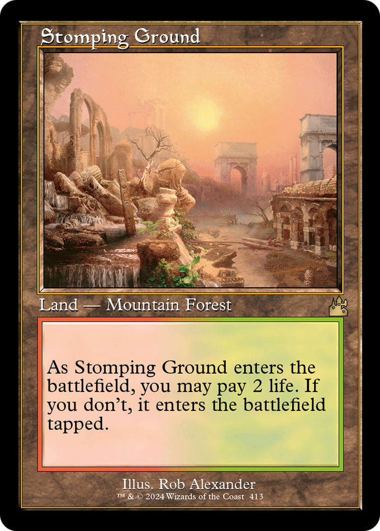 Stomping Ground (Retro) [Ravnica Remastered] | Gate City Games LLC