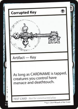 Corrupted Key (2021 Edition) [Mystery Booster Playtest Cards] | Gate City Games LLC