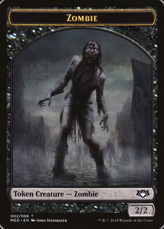 Zombie Token [Mythic Edition Tokens] | Gate City Games LLC