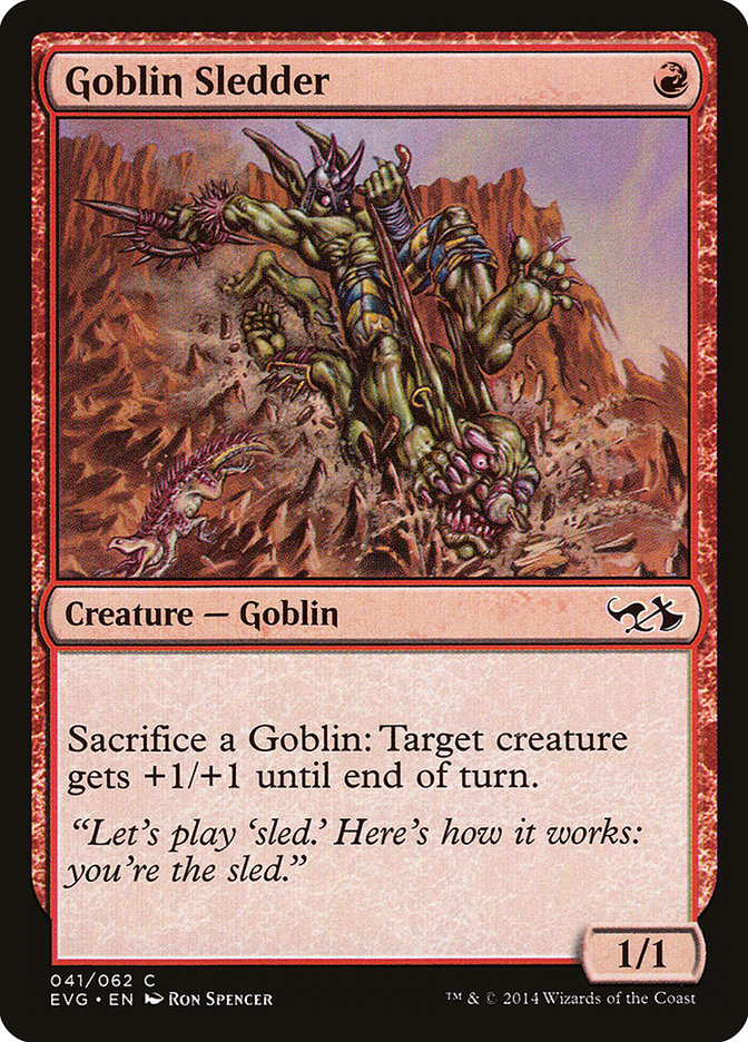 Goblin Sledder (Elves vs. Goblins) [Duel Decks Anthology] | Gate City Games LLC