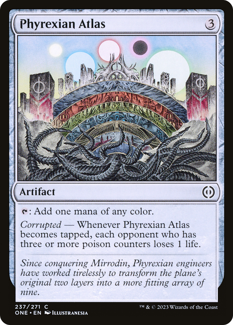 Phyrexian Atlas [Phyrexia: All Will Be One] | Gate City Games LLC