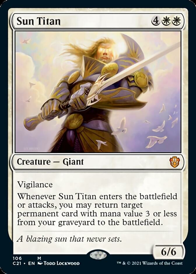 Sun Titan [Commander 2021] | Gate City Games LLC
