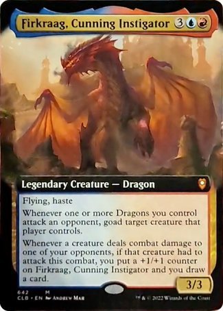 Firkraag, Cunning Instigator (Extended Art) [Commander Legends: Battle for Baldur's Gate] | Gate City Games LLC