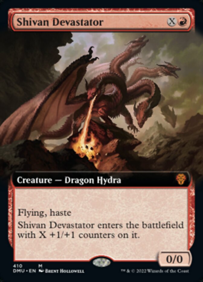 Shivan Devastator (Extended Art) [Dominaria United] | Gate City Games LLC