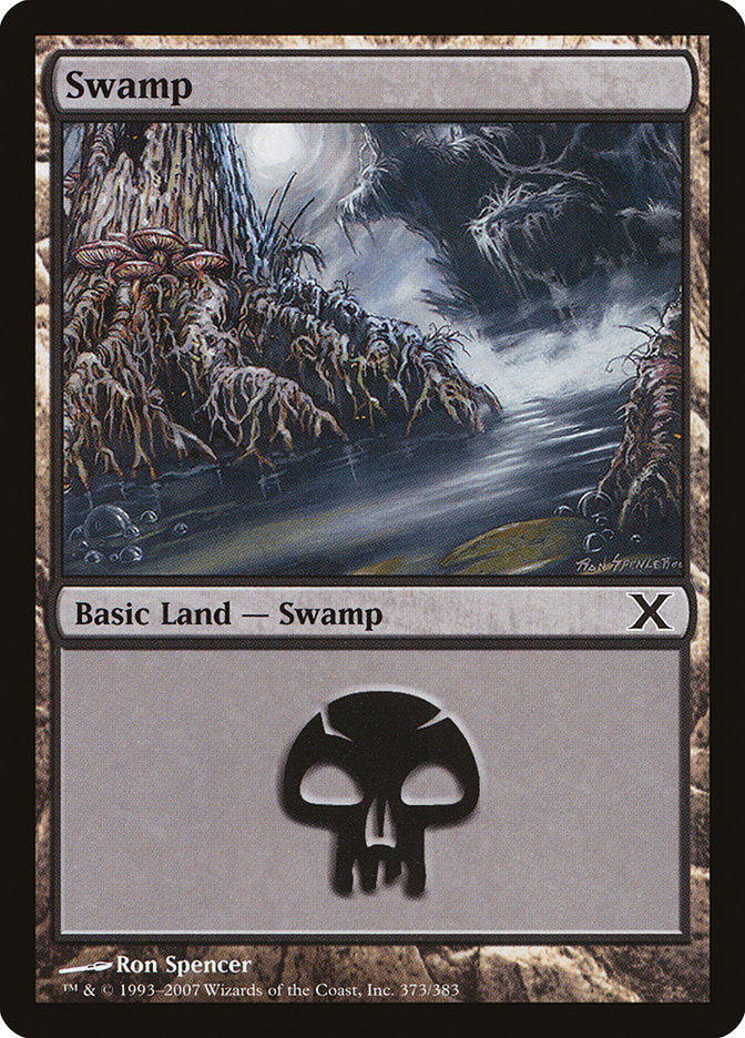 Swamp (373) [Tenth Edition] | Gate City Games LLC