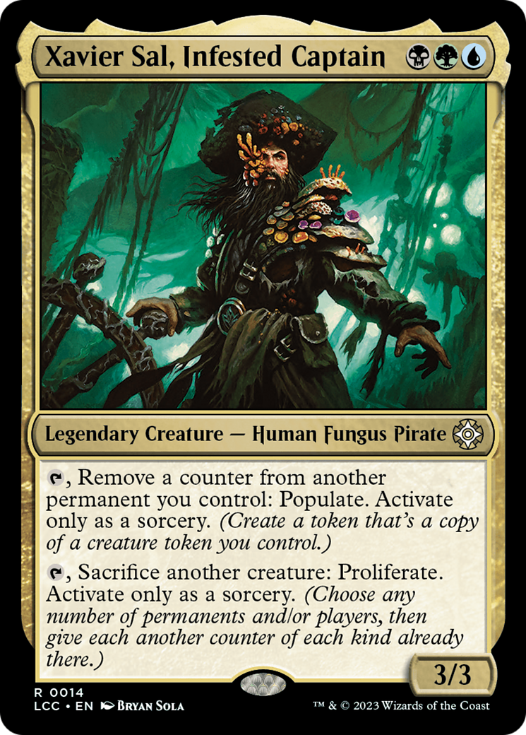 Xavier Sal, Infested Captain [The Lost Caverns of Ixalan Commander] | Gate City Games LLC