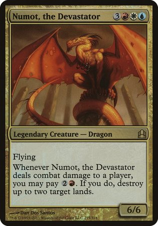 Numot, the Devastator (Oversized) [Commander 2011 Oversized] | Gate City Games LLC