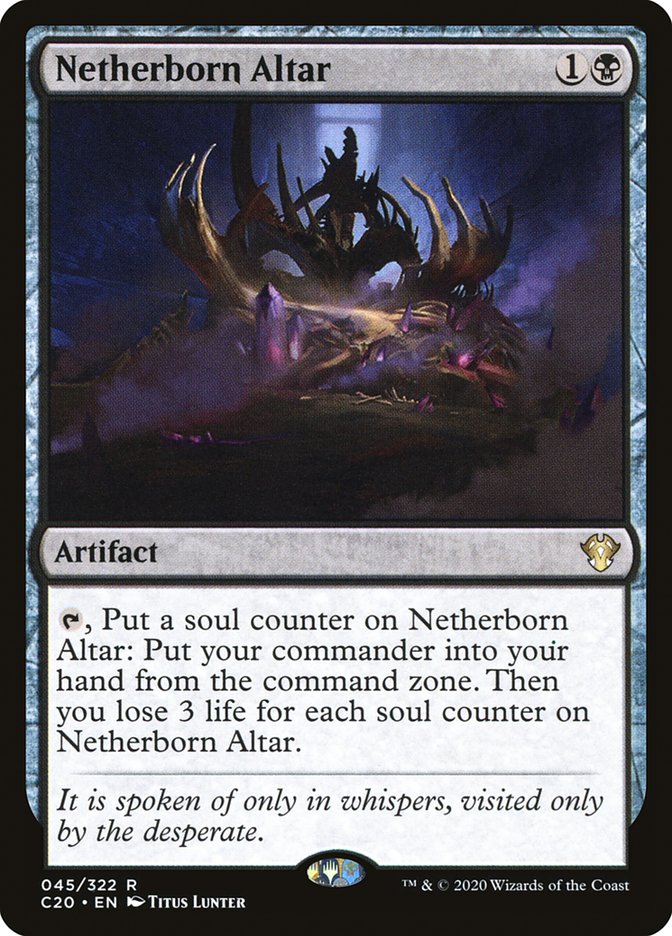 Netherborn Altar [Commander 2020] | Gate City Games LLC