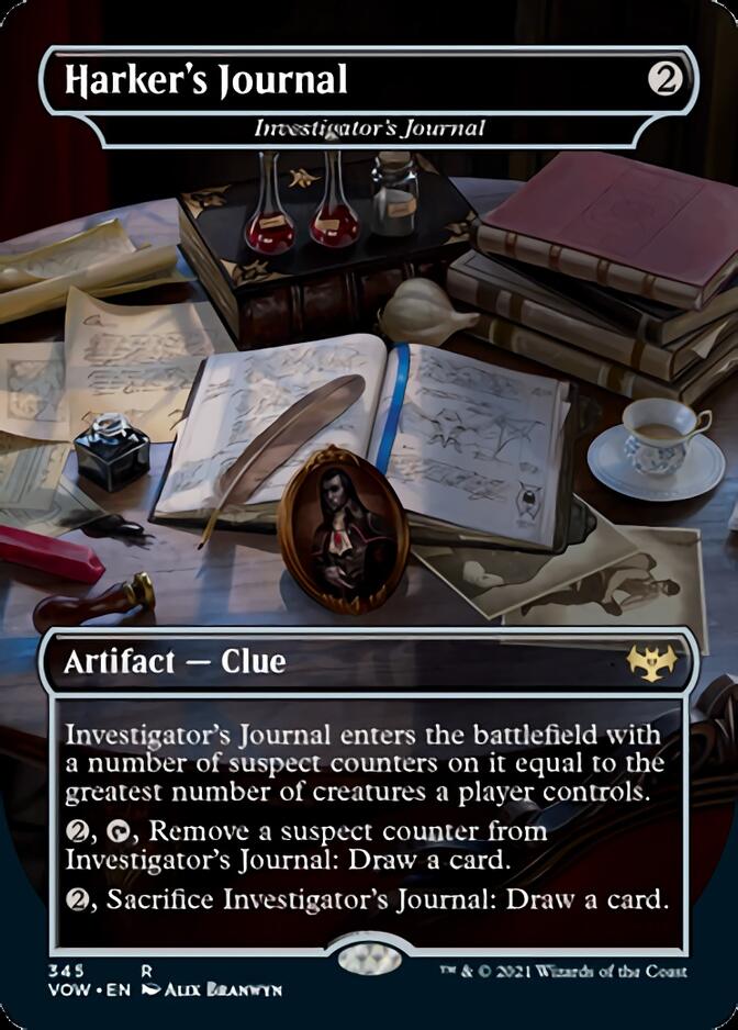 Investigator's Journal - Harker's Journal [Innistrad: Crimson Vow] | Gate City Games LLC