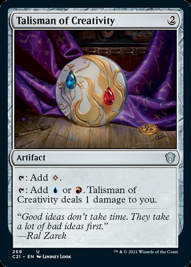 Talisman of Creativity [Commander 2021] | Gate City Games LLC
