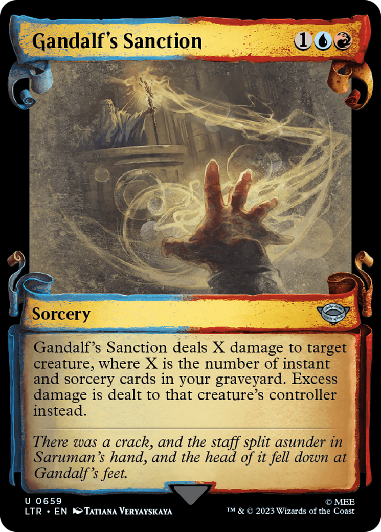 Gandalf's Sanction [The Lord of the Rings: Tales of Middle-Earth Showcase Scrolls] | Gate City Games LLC