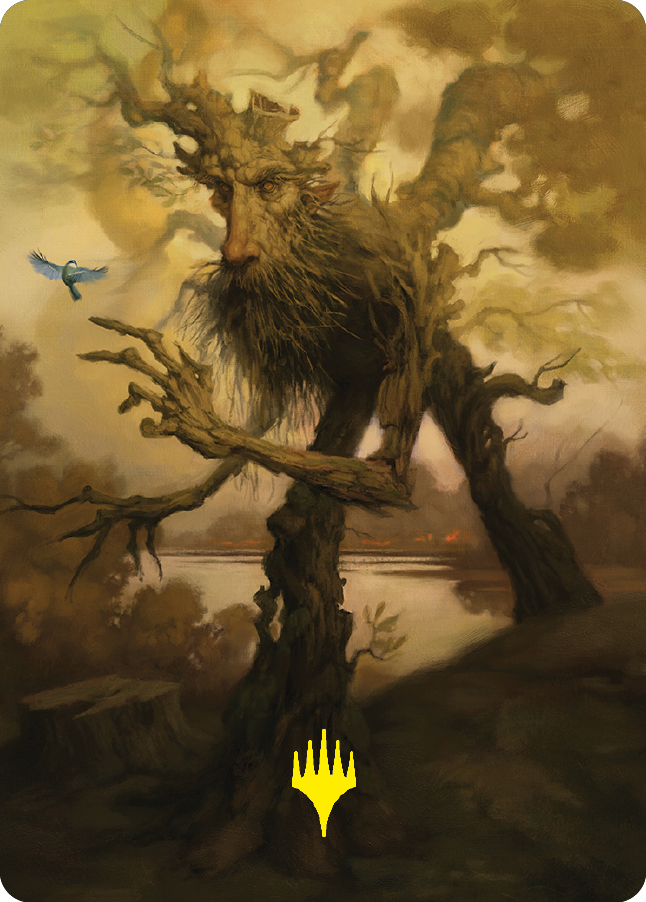 Treefolk Token Art Card (Gold-Stamped Signature) [The Lord of the Rings: Tales of Middle-earth Art Series] | Gate City Games LLC