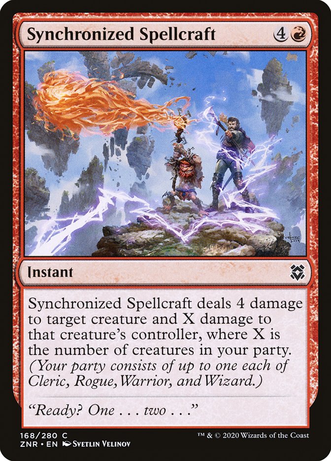 Synchronized Spellcraft [Zendikar Rising] | Gate City Games LLC