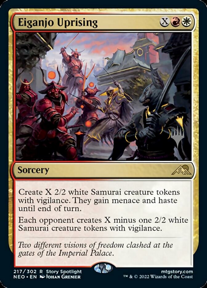 Eiganjo Uprising (Promo Pack) [Kamigawa: Neon Dynasty Promos] | Gate City Games LLC