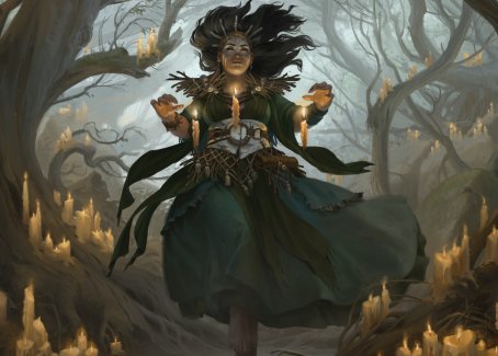 Candlegrove Witch 1 Art Card [Innistrad: Midnight Hunt Art Series] | Gate City Games LLC